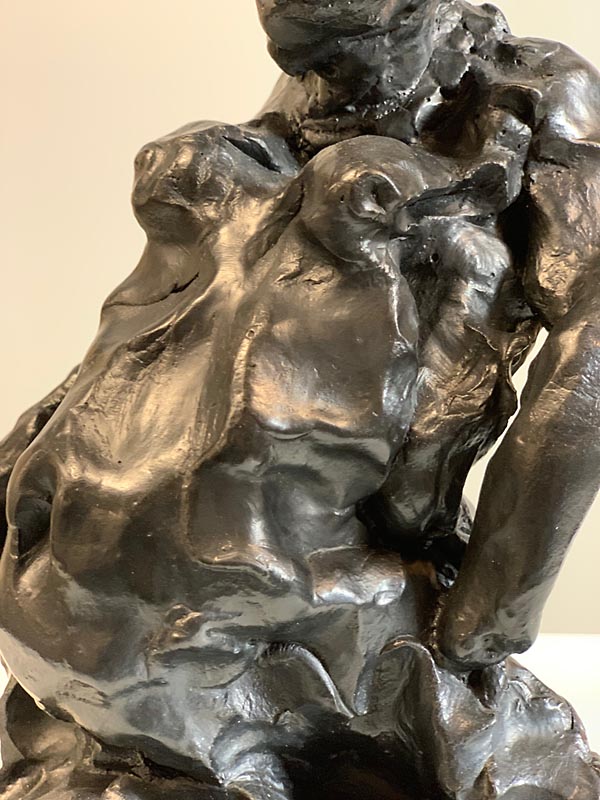 04 bronze, untitled (woman seated with ears)