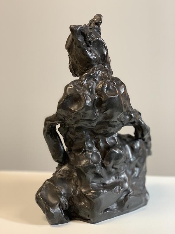 04 bronze, untitled (woman seated with ears)