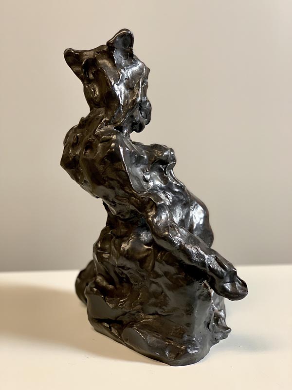 04 bronze, untitled (woman seated with ears)