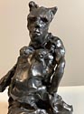 04 bronze, untitled (woman seated with ears)